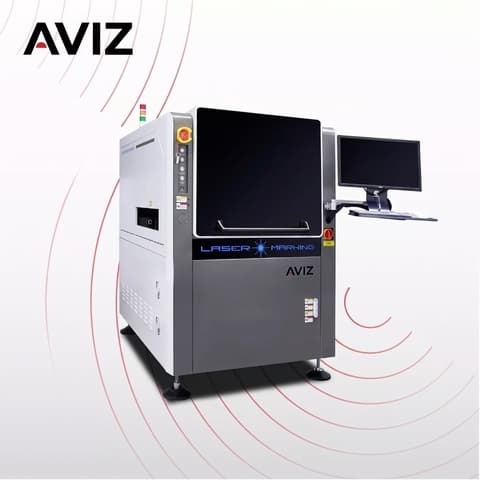 AVIZ Watt Fiber Laser Marking System for Production Traceability - traceability, marking, labeling, and inkjet printing AVIZ Watt Fiber Laser Marking System for Production Traceability equipment view for production identification and traceability marking