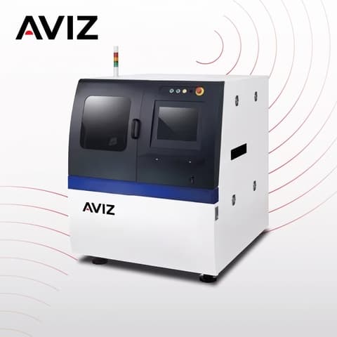 AVIZ Dispensing System for Material Application Control - طلاء وتوزيع وتغليف PCBA AVIZ Dispensing System for Material Application Control منظر المعدة ضمن حماية PCBA عبر الطلاء والتوزيع والتغليف