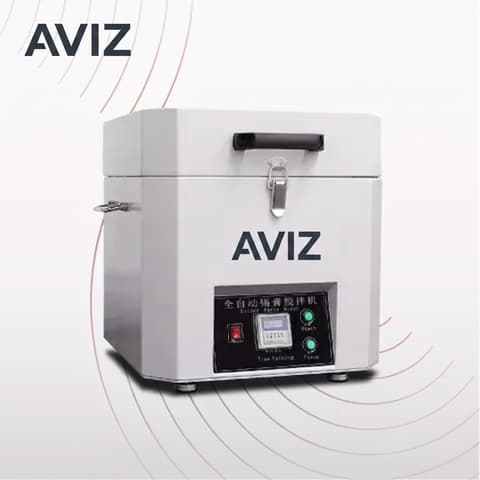 AVIZ Mixing Cream Solder Paste Printing Material for Paste Printing Stability - معدات ومواد SMT المساعدة AVIZ Mixing Cream Solder Paste Printing Material for Paste Printing Stability منظر المعدة ضمن دعم خط SMT وضبط المواد وتشغيل المعدات المساعدة