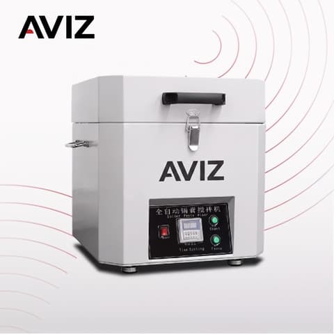 AVIZ Mixing Cream Solder Paste Printing Material for Paste Printing Stability RFQ Profile 2 - معدات ومواد SMT المساعدة AVIZ Mixing Cream Solder Paste Printing Material for Paste Printing Stability RFQ Profile 2 منظر المعدة ضمن دعم خط SMT وضبط المواد وتشغيل المعدات المساعدة