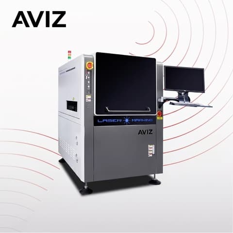 AVIZ 20W 30W 50W Fiber Printing Laser Marking System for Production Traceability - traceability, marking, labeling, and inkjet printing AVIZ 20W 30W 50W Fiber Printing Laser Marking System for Production Traceability equipment view for production identification and traceability marking