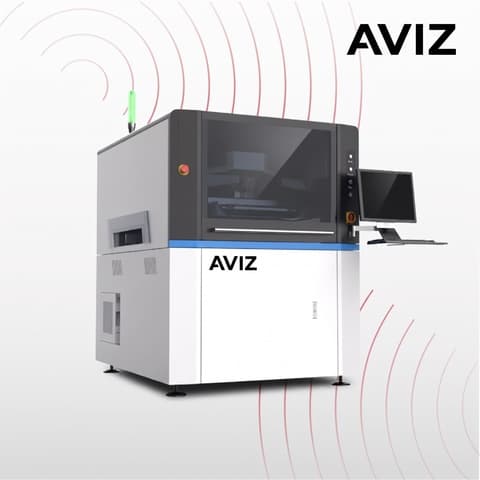 AVIZ Light Auto Solder Paste Printing Material for Paste Printing Stability - طباعة معجون اللحام AVIZ Light Auto Solder Paste Printing Material for Paste Printing Stability منظر المعدة ضمن ترسيب معجون اللحام بشكل متكرر