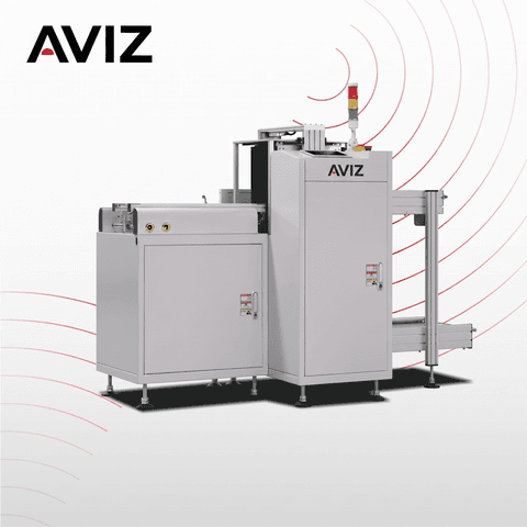 AVIZ Quality Peripheral PCB Loader Unloader for Board Transfer Control - تحميل وتفريغ ونقل وتخزين PCB المؤقت AVIZ Quality Peripheral PCB Loader Unloader for Board Transfer Control منظر المعدة ضمن حركة PCB مستقرة بين مراحل العملية