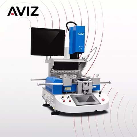 AVIZ IR Quick Bga Solder Paste Printer for Paste Deposition Control - طباعة معجون اللحام AVIZ IR Quick Bga Solder Paste Printer for Paste Deposition Control منظر المعدة ضمن ترسيب معجون اللحام بشكل متكرر