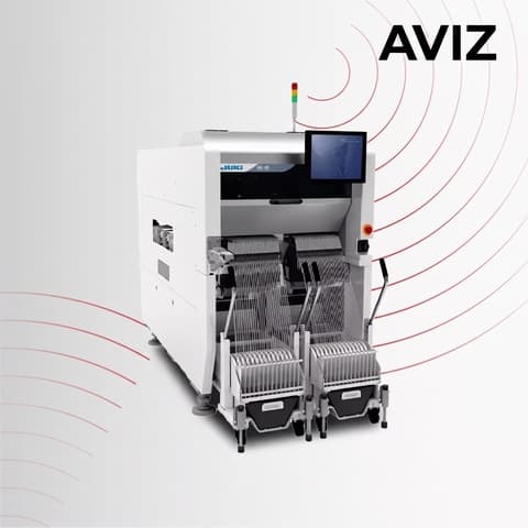 AVIZ JUKI Usate Unit Pick and Place Platform for Placement Capacity Review - تركيب مكونات SMT AVIZ JUKI Usate Unit Pick and Place Platform for Placement Capacity Review منظر المعدة ضمن تركيب مكونات SMD