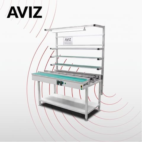 AVIZ 500MM Inserting Line PCB Conveyor for Board Transfer Control - تحميل وتفريغ ونقل وتخزين PCB المؤقت AVIZ 500MM Inserting Line PCB Conveyor for Board Transfer Control منظر المعدة ضمن حركة PCB مستقرة بين مراحل العملية