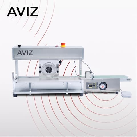 AVIZ Off Board PCB Separation System for Low-stress Board Separation - فصل لوحات PCB وPCBA AVIZ Off Board PCB Separation System for Low-stress Board Separation منظر المعدة ضمن فصل PCB وPCBA بطريقة مضبوطة