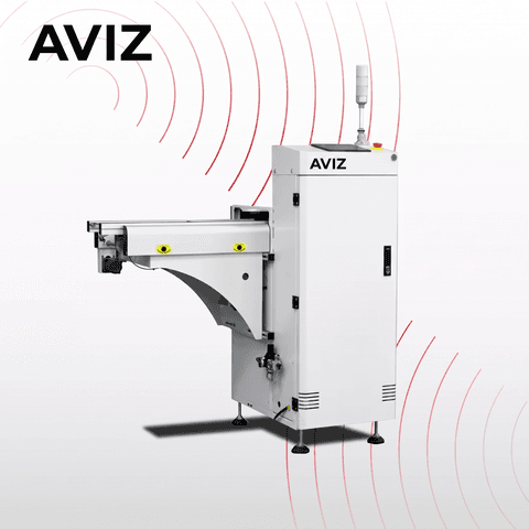 AVIZ Suction PCB Loader for Board Transfer Control - تحميل وتفريغ ونقل وتخزين PCB المؤقت AVIZ Suction PCB Loader for Board Transfer Control منظر المعدة ضمن حركة PCB مستقرة بين مراحل العملية