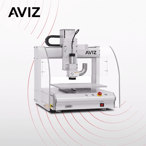 AVIZ Manual Circuit PCB Router Depaneling System for Low-stress Board Separation - فصل لوحات PCB وPCBA AVIZ Manual Circuit PCB Router Depaneling System for Low-stress Board Separation منظر المعدة ضمن فصل PCB وPCBA بطريقة مضبوطة