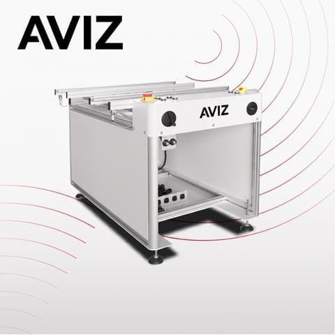 AVIZ Stack Chain PCB Conveyor for Board Transfer Control - تحميل وتفريغ ونقل وتخزين PCB المؤقت AVIZ Stack Chain PCB Conveyor for Board Transfer Control منظر المعدة ضمن حركة PCB مستقرة بين مراحل العملية