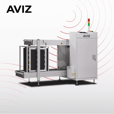 AVIZ Scrubber PCB Loader Unloader for Board Transfer Control - تحميل وتفريغ ونقل وتخزين PCB المؤقت AVIZ Scrubber PCB Loader Unloader for Board Transfer Control منظر المعدة ضمن حركة PCB مستقرة بين مراحل العملية