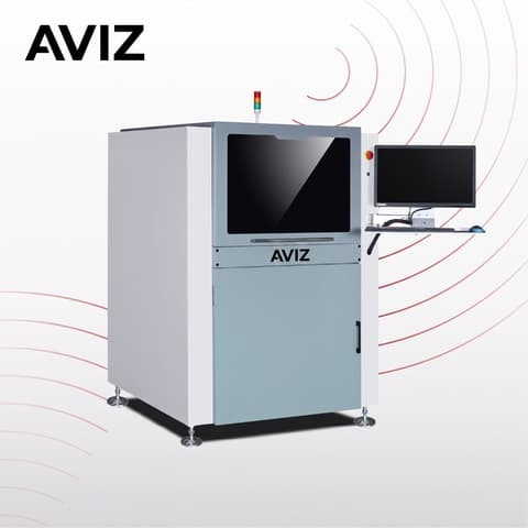 AVIZ SG800 Stencil Inspection Solder Paste Printer for Defect Inspection Review - فحص SMT وضبط الجودة AVIZ SG800 Stencil Inspection Solder Paste Printer for Defect Inspection Review منظر المعدة ضمن فحص SMT الآلي وضبط الجودة