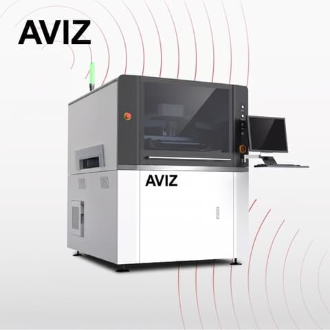 AVIZ Line Standard Solder Paste Printing Material for Paste Printing Stability - تخطيط خطوط إنتاج SMT AVIZ Line Standard Solder Paste Printing Material for Paste Printing Stability منظر المعدة ضمن تدفق تجميع SMT وPCBA الكامل