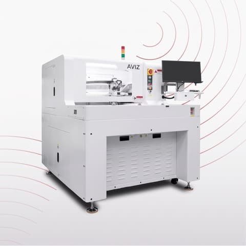AVIZ Routing PCB Router Depaneling System for Low-stress Board Separation - فصل لوحات PCB وPCBA AVIZ Routing PCB Router Depaneling System for Low-stress Board Separation منظر المعدة ضمن فصل PCB وPCBA بطريقة مضبوطة