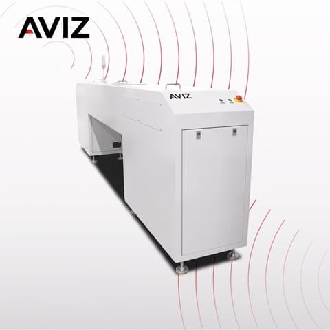 AVIZ Shuttle SMT Equipment for Line Support - معدات ومواد SMT المساعدة AVIZ Shuttle SMT Equipment for Line Support منظر المعدة ضمن دعم خط SMT وضبط المواد وتشغيل المعدات المساعدة