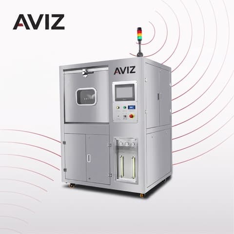 AVIZ Stencil Mesh Steel Flux SMT Cleaning System for Process Maintenance - SMT and PCB cleaning AVIZ Stencil Mesh Steel Flux SMT Cleaning System for Process Maintenance equipment view for contamination control for SMT and PCB production