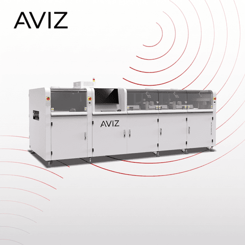 AVIZ SS550P2 Inline Selective Wave Soldering System for Through-hole Process Control - لحام DIP وTHT واللحام الموجي والانتقائي AVIZ SS550P2 Inline Selective Wave Soldering System for Through-hole Process Control منظر المعدة ضمن لحام الثقوب واللحام الانتقائي