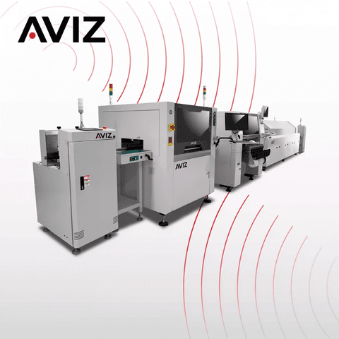 AVIZ JUKI Multiple SMT Production Line for Line Layout Planning - SMT production line planning AVIZ JUKI Multiple SMT Production Line for Line Layout Planning equipment view for complete SMT and PCBA assembly flow