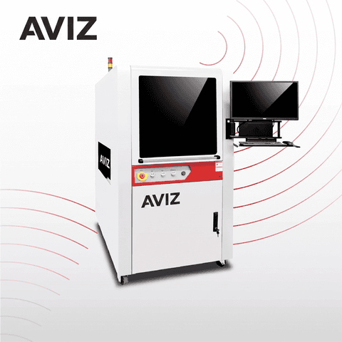 AVIZ Assembly Line Conformal Coating System for Material Application Control - طلاء وتوزيع وتغليف PCBA AVIZ Assembly Line Conformal Coating System for Material Application Control منظر المعدة ضمن حماية PCBA عبر الطلاء والتوزيع والتغليف