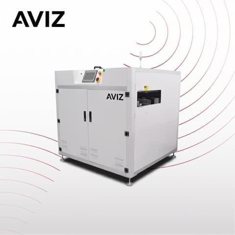 AVIZ Sucking PCB Loader for Board Transfer Control - تحميل وتفريغ ونقل وتخزين PCB المؤقت AVIZ Sucking PCB Loader for Board Transfer Control منظر المعدة ضمن حركة PCB مستقرة بين مراحل العملية